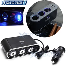Extension Charger Cigarette Multiple Lighter Socket Splitter For BMW 3-Series