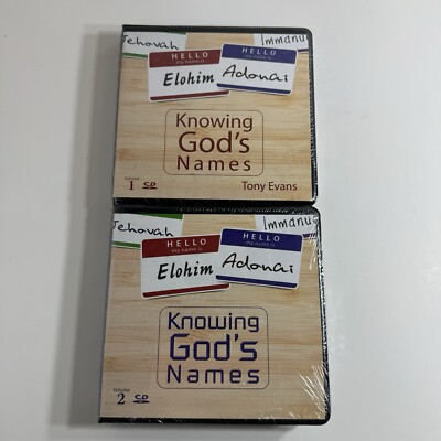 Knowing God's Names Volume 1 And 2 By Tony Evans CD Audiobook New Sealed