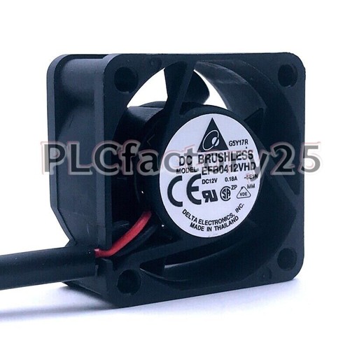 Delta EFB0412VHD 4020 4cm 40mm DC 12V 0.18A 2-pin 1U case axial cooling fans - Picture 2 of 4