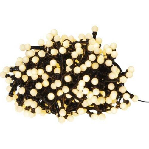 LED Party Light Chain "Berry" 300 Warm White Timer 8 Features Outdoor 472-50 - Picture 1 of 4