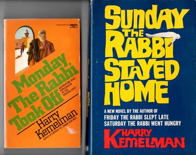 1960s Harry Kemelman Rabbi Novels Friday Sat Sun Mon Lot 4 Xlnt Ebay