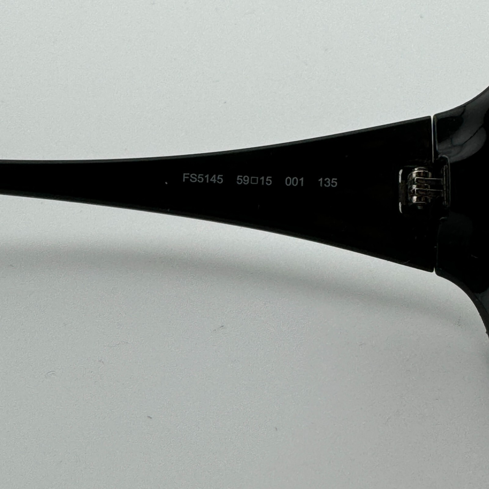 Fendi Cold Insert Sunglasses Frames Butterfly Bla… - image 5