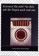 Lucky Strike Werbung Anzeige Reklame