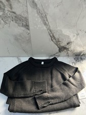 Lululemon Pull Over Sweater 100 Merino Wool Size 4 Khaki Green Brand New W/Tag