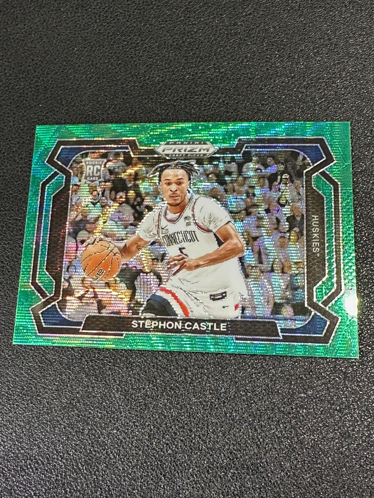 2024 Panini Prizm Draft Picks Green Wave Variation Stephon Castle #17 Rookie RC