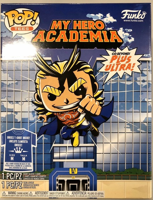Funko Pop! All Might GITD Pop + Tee Bundle Hot Topic Exclusive In Hand 2XL | eBay