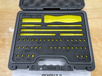 Snap-on Tools NEW HI-VIZ Case & Foam for 44pc Master