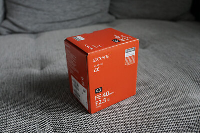 SONY FE 40mm f/2,5 G (SEL40F25G) NEU!