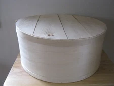 Cabot Round Wooden Cheese Pantry Box with Cover