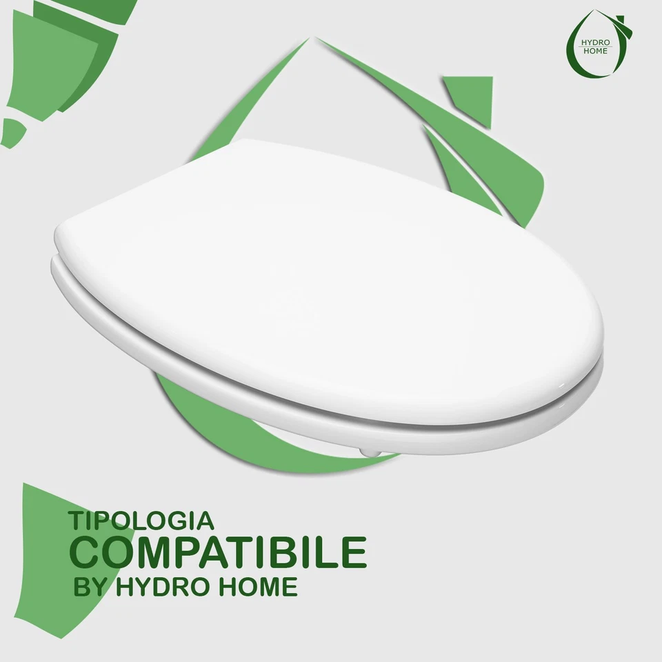 Copriwater Ronda Globo legno rivestito in resina poliestere bianco - Immagine 3 di 4