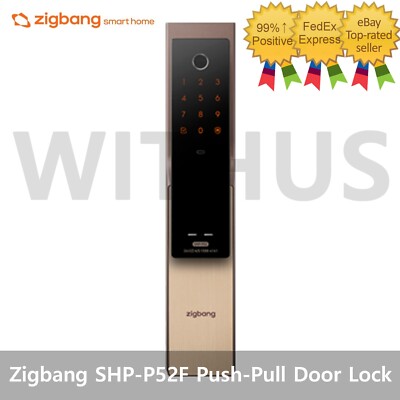 Zigbang SHP-P52F Smart Auto Digital Door Lock Push-Pull 3-way with Key tag