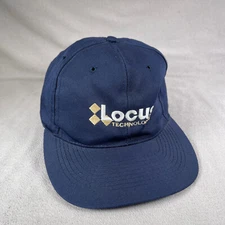 Locus Technologies Hat Mens One Size Blue Snapback Cap Otto Cap Embroidered