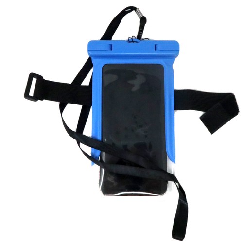 2X custodia impermeabile+armband SPLASH Wiko Rainbow Jam 4G mare piscina CC1 - Foto 2 di 7