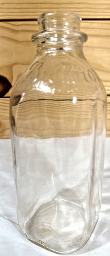 Vintage Embossed Biltmore Dairy Farm, Vanderbilt Asheville NC Milk 1 qt Bottle