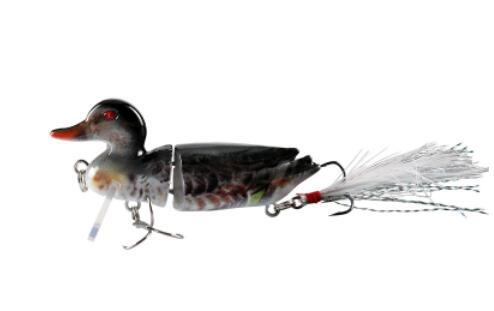 3D Topwater Suicide Duck Wakebait Bass Muskie Pike Fishing Lure