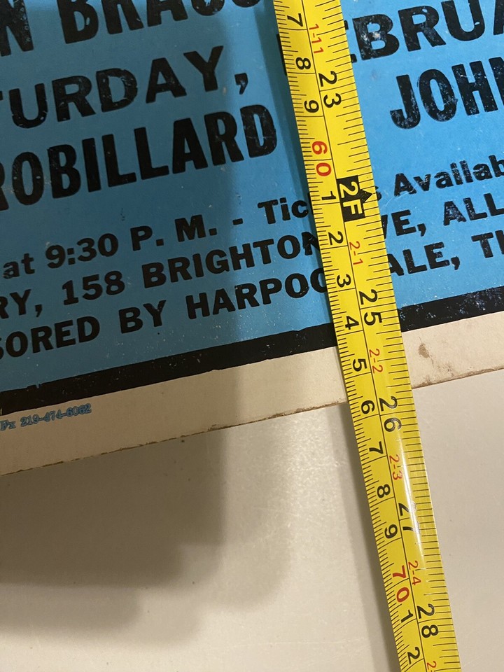 10th HARPERS FERRY BOSTON BLUES FESTIVAL 1996 Poster Magic Slim SUSAN