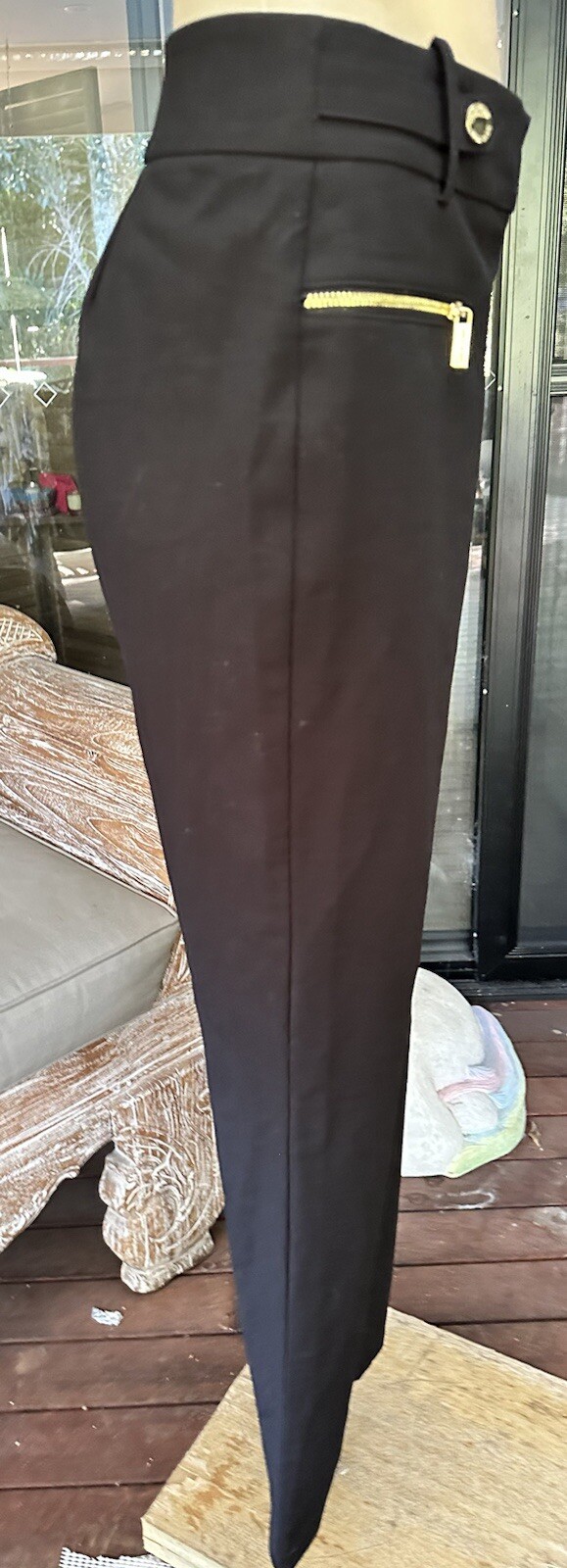 Calvin Klein Women’s Black Stretch Pants Size 8 RRP$140 BNWT image 5