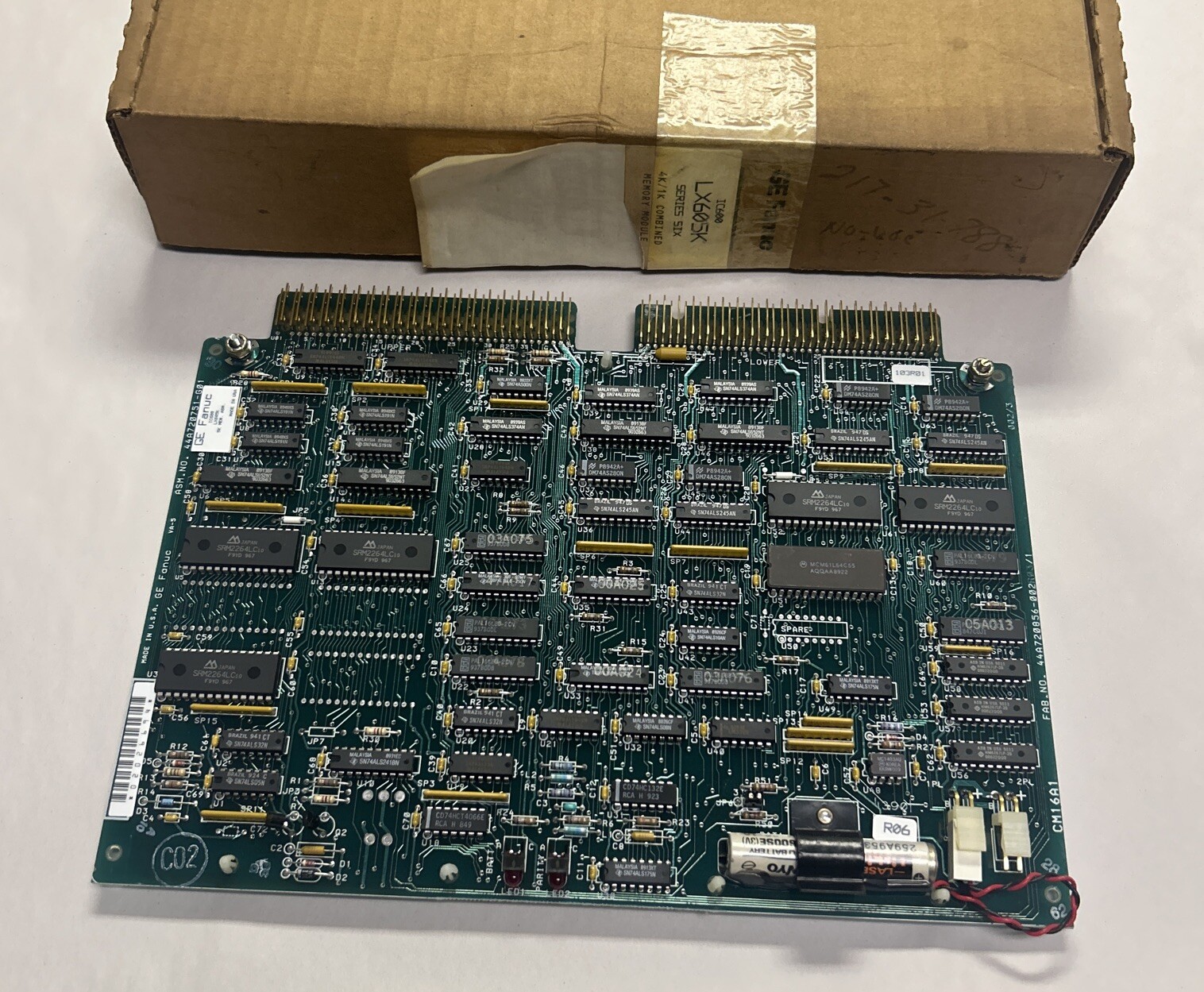 GE FANUC,IC600LX605K,MEMORY MODULE NOS
