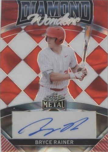 2024 Topps Bowman Draft Bryce Rainer Auto Refractor /499 PSA 9 RC 