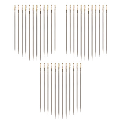 36 Stück Easy Thread Nadeln Seitenfädeln Handstich Nadeln zum Handnähen