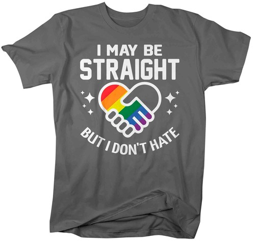 Camisa Pride Ally para hombre LGBTQ camiseta soporte recto pero no odies camisas insp - Imagen 15 de 27