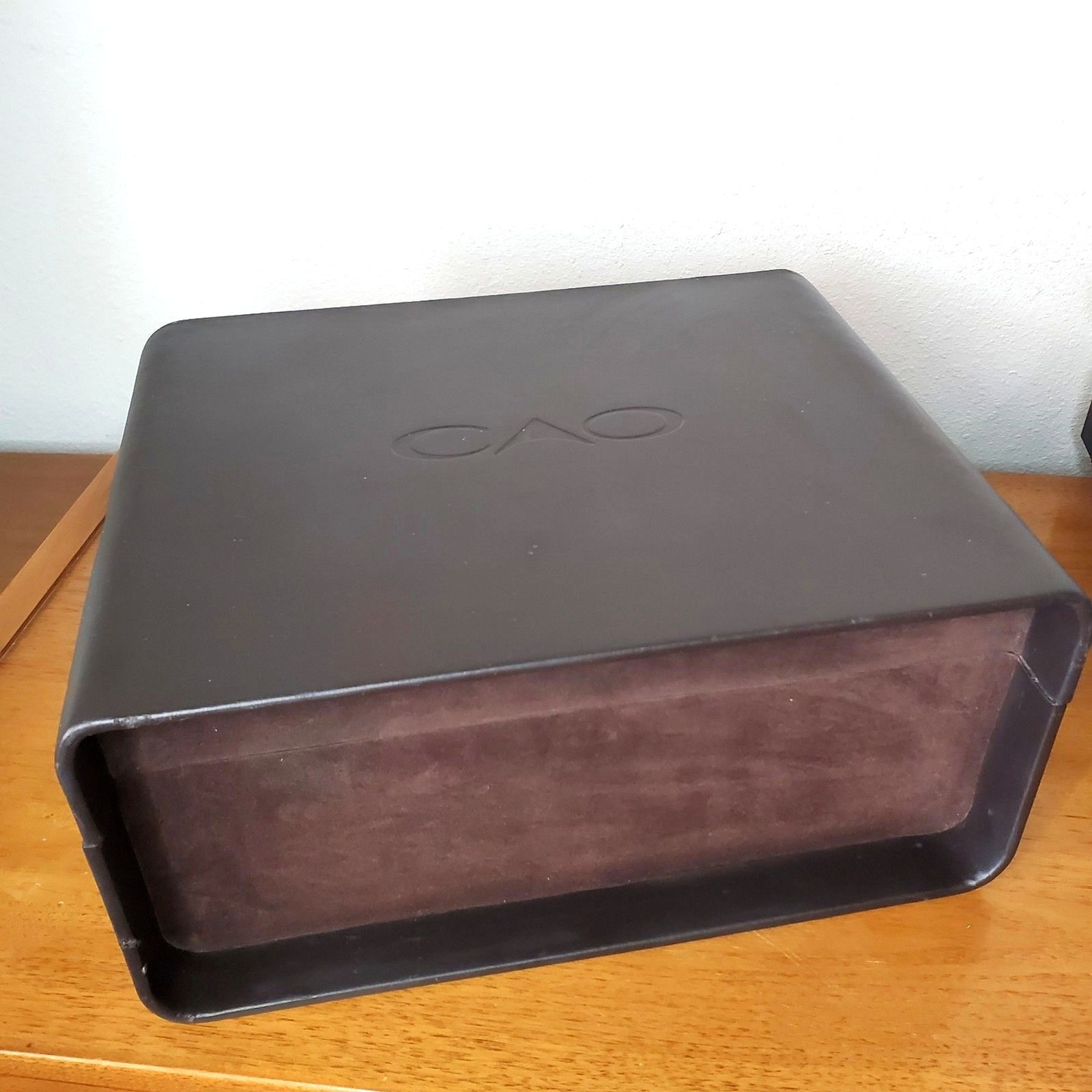 CAO CX2 Cigar Humidor Brown Leather Cigar Box Limited Edition Smoking *EMPTY