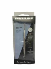 TWEEZERMAN SKIN CARE TOOL Gently Removes Blackheads & Whiteheads NEW IN BOX!