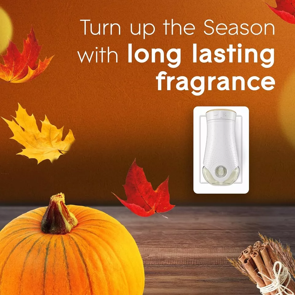Glade Warmer + PlugIns Refills Golden Pumpkin & Spice Scented Oil 2 Refills - Image 3 of 4