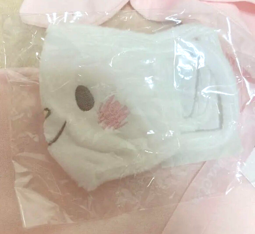 NEW Sanrio Wish Me Mell Pullover Hoodie with Face Mask Size M Pink Kawaii - Picture 3 of 3