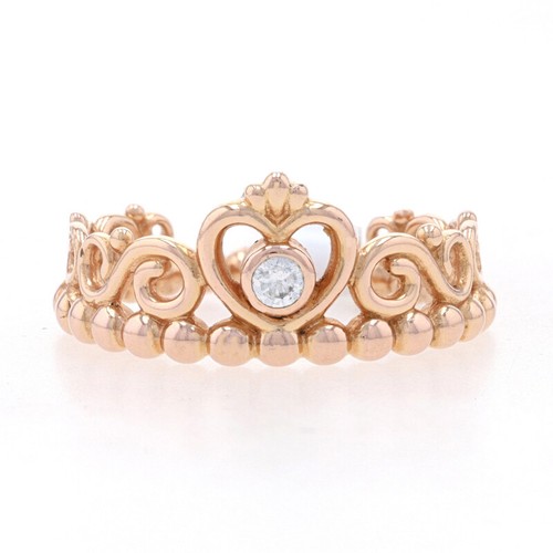 Princess Tiara Ring - Silver 52 