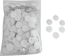  500 CD Jewel Box Adhesive Backed Clear Spider Hubs Rosettes Caps DVD CDNRSPCL