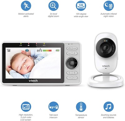 vtech video baby monitor with remote access rm5752