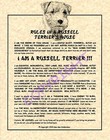 Rules In A Russell Terrier's House