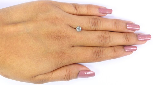 0.49 CT Natural Loose Round Shape Diamond 4.95 MM Salt And Pepper Diamond LQ2795 - Picture 7 of 8