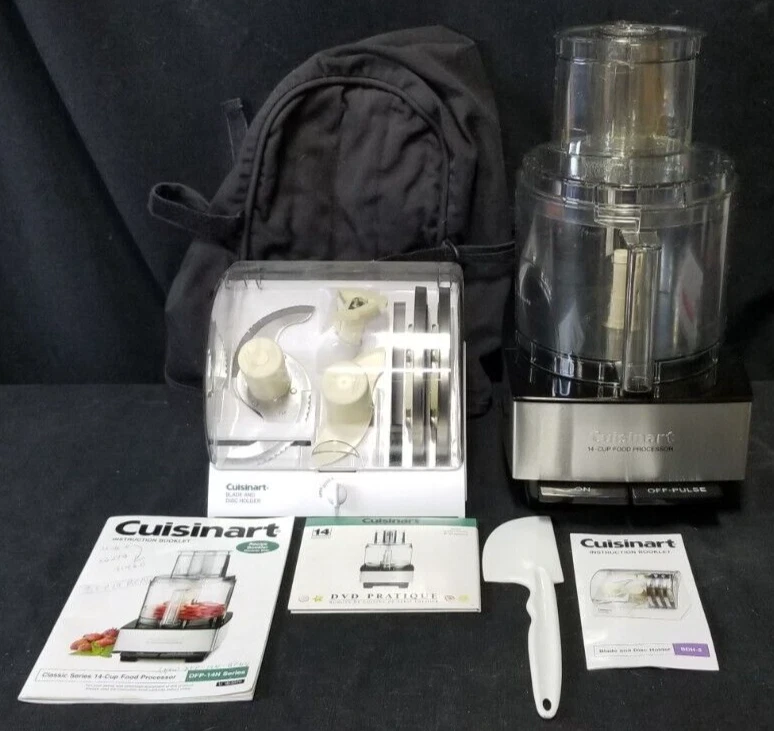 Cuisinart 14 Cup Processor DFP-14BCN (Type 33) Series W/Disc Holder & KA Cover
Opens in a new window