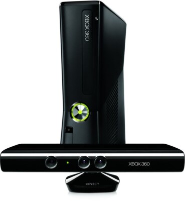 Microsoft Xbox 360 with Kinect 250GB Glossy Black Console