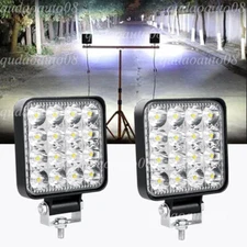 2pcs 4"INCH LED Work Light Bar Spot Flood Beam Fit Can-am Polaris RZR ATV UTV 