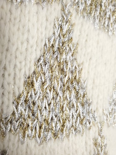 Ann Katrine Gold And Cream Vintage Sweater Pearl Details Wool Angora Small - Picture 8 of 12