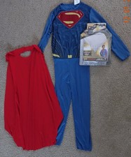 Rubie's Batman v Superman:Dawn of Justice Superman Action Suit costume,boy 8-10