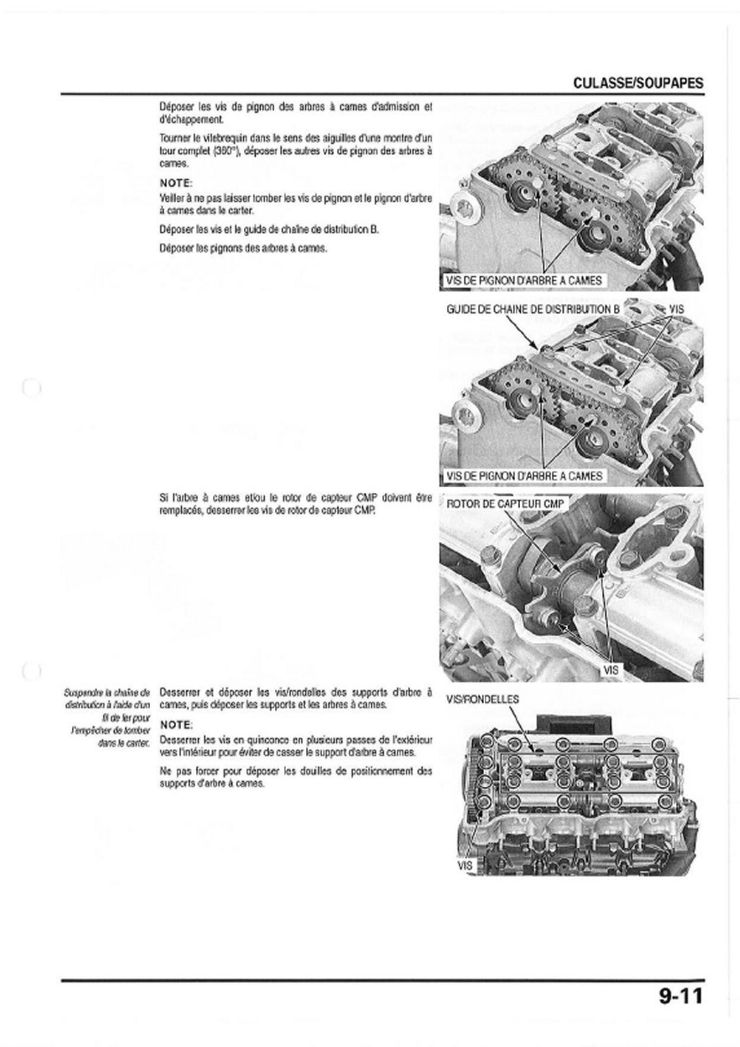 Schémas électriques et couples de serrage CBR1000 RR 2008-2009 PDF