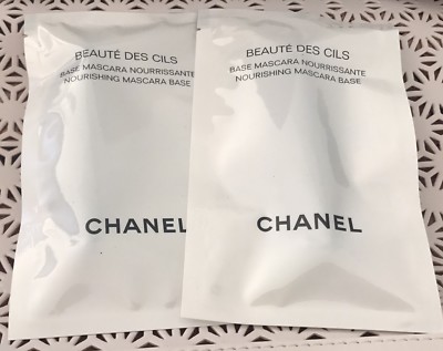 Lot of 2 Chanel Beaute Des Cils Base Nourishing Mascara Base 1ml