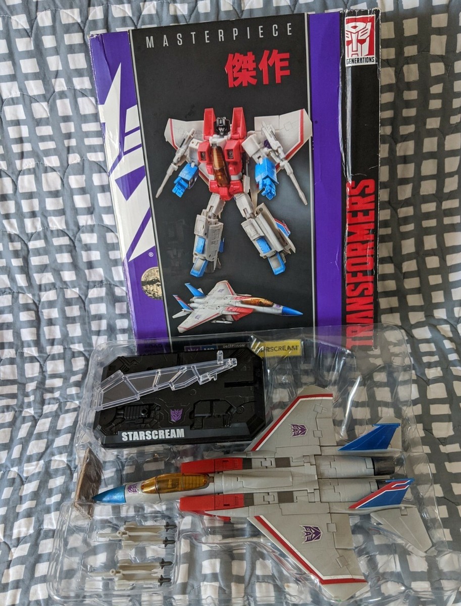 Transformers Mp-07 StarScream Gray G1 Masterpiece TRU 2015 Rare w