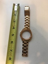  T14 Fossil Watch Band Bracelet Case Links Parts To RoseGold Used 20mm 18mm
