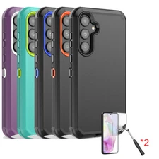 For Samsung Galaxy A35 5G Case Heavy Duty Rugged Rugged +2*Screen Protector