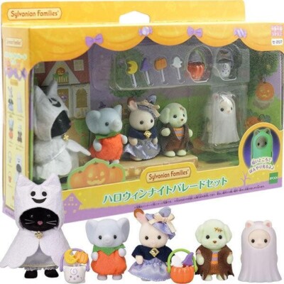 Sylvanian Families Halloween Night Parade Set Calico