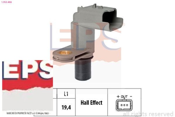 EPS 1.953.468 Sensor FüR Nockenwellenposition Nockenwellensensor Sensor-image