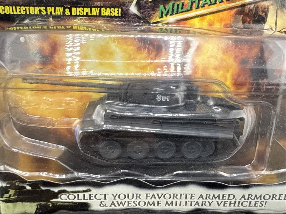 2006 Forces of Valor Macho Machines GERMAN TIGER 1 I nib very nice black - Image 2 of 4