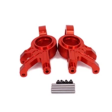 2pcs Alloy Steering Blocks Knuckle 7737 Red for 1/5 Traxxas X-MAXX Upgrade Parts