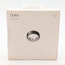 Oura Ring 4 Smart Ring Activity Tracker Size 8 in Black JZ90-54144-08