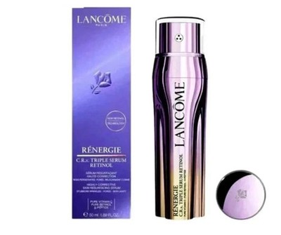 Lancome Renergie C.R.x Triple Serum RETINOL 1.7 oz / 50mL NIB & Sealed